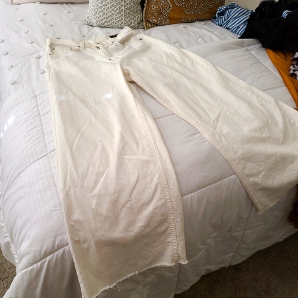 Rag & Bone Vintage White Wide Leg